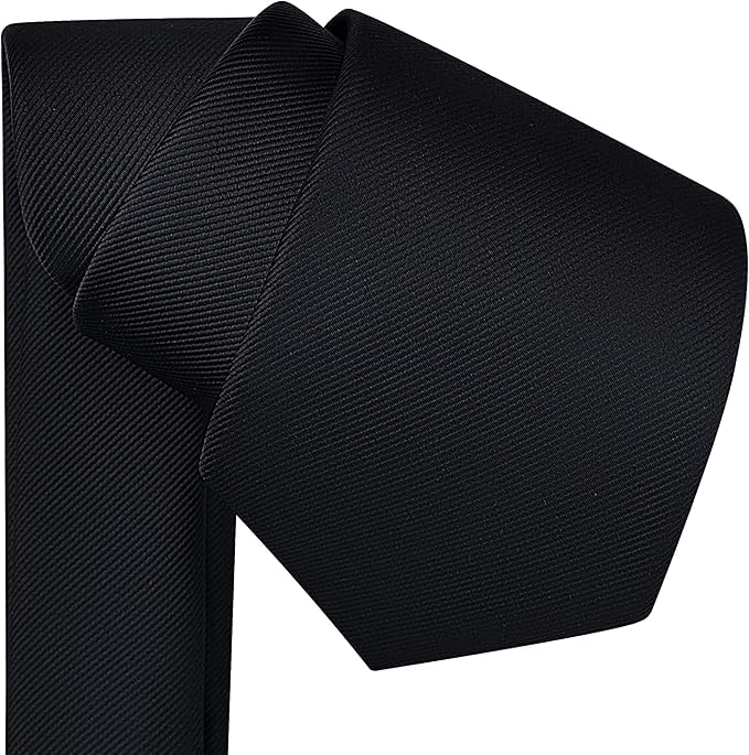 Young Arrow Premium Microfiber Matte Finish Necktie for Men – Solid Formal Tie for Office, Wedding, Party, Groom & Groomsmen
