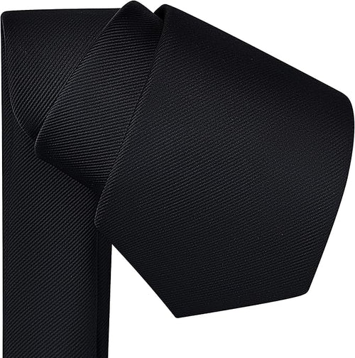 Young Arrow Premium Microfiber Matte Finish Necktie for Men – Solid Formal Tie for Office, Wedding, Party, Groom & Groomsmen